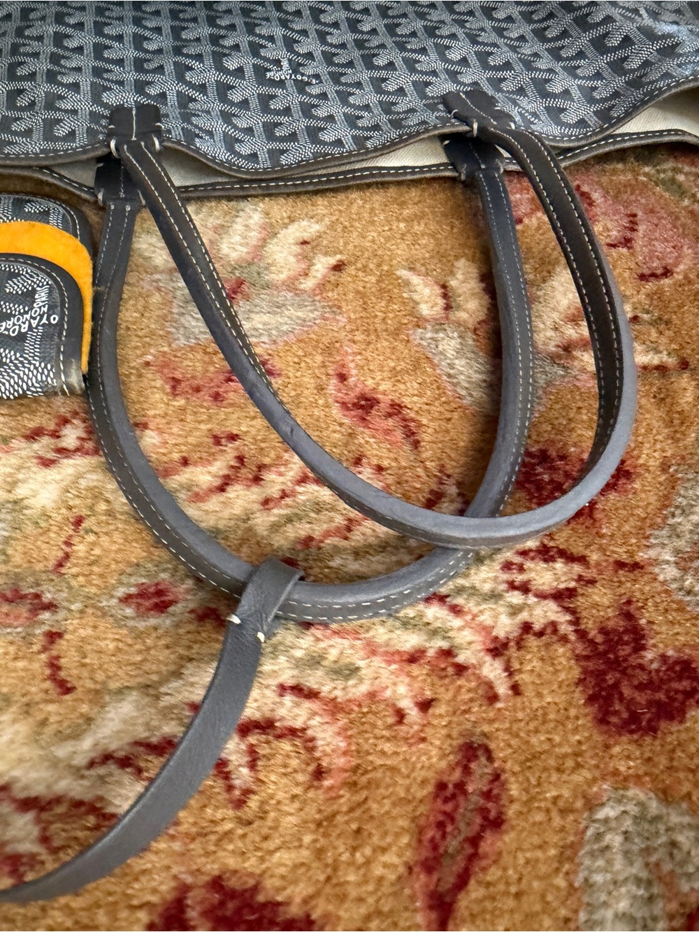 FULL SET GOYARD Saint Louis tote in grey - Picture 4 of 15